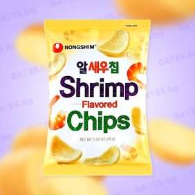 Nongshim shrimp chips korean корейски скариден чипс снакс