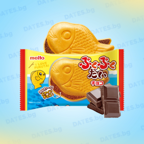 Meito pukupuku chocolate waffle tayaki fish японска рибка таяки сладка шоколад