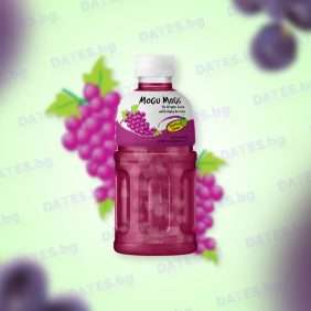 Mogu mogu nata de coco drink напитка млад кокос грозде
