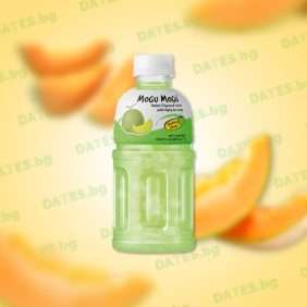 Mogu mogu drink nata de coco азиатска напитка кокосови желенца парченца пъпеш melon