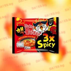 Рамен нудъл корейски buldak hot chicken ramen samyang 3XSPICY