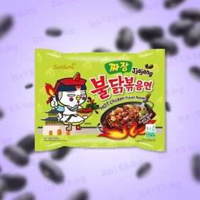 Рамен нудъл корейски buldak hot chicken ramen samyang jjajang black bean