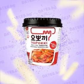 Theokbokki yopokki sweet spicy original оригинален токбоки булдак токбокки оризов кейк корейски