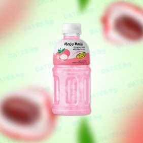 Mogu mogu drink nata de coco азиатска напитка кокосови желенца парченца lichi личи