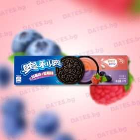 Oreo china double flavour raspberry blueberry боровинка малина орео азия
