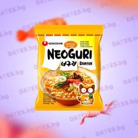 Nongshim neoguri mild spicy seafood рамен нудълс корейски
