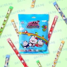 Jelly sticks fruity straws желтрани стикчета плодови