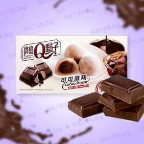 Mochi traditional japanese dessert taiwan q brand мочи японски сладки cacao chocolate какао шоколад
