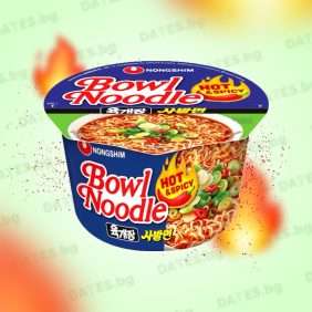 Nongshim bowl soup cup noodles купичка рамен нудълс супер лют червен