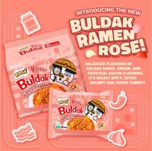 Рамен Buldak Rose